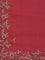 Maroon Organza Aari Embroidery Saree