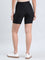 Black Knit Seamless Cycling Shorts