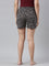 Women Printed Black Mid Rise Woven Viscose Lounge Short