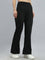 Black Suede Bell Bottom