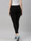 Women Solid Black Mid Rise Cropped Jeggings