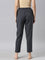 Women Striped Navy Linen Slim Fit Pencil Pants