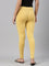 Bright Yellow Cotton Stretch Ankle Length Leggings