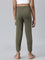 Girls Solid Olive Green 3/4th Leggings