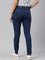 Women Solid Blue Denim Jeggings