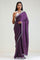 Imperial Purple Silk Crafted Saree