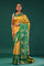 Haldi Yellow Kanjivaram Silk Saree With Contrast Border