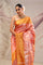 Georgia Peach Heritage Kanjivaram Silk Saree