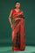 Ikat Kani Kashmiri Silk Saree - Dark Black