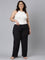 Women Black Printed Woven Viscose Lounge Pants