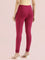 Dark Fuchsia Cotton Stretch Churidar