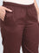 Dark Brown Cotton Cambric Cotton Pants
