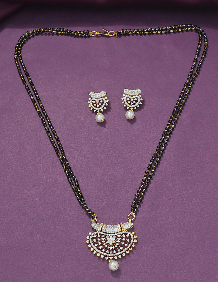 Designer Black Beads Mangalsutra