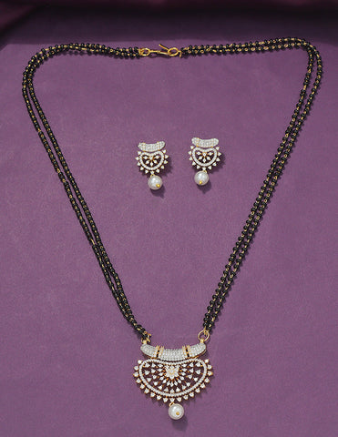 Designer Black Beads Mangalsutra