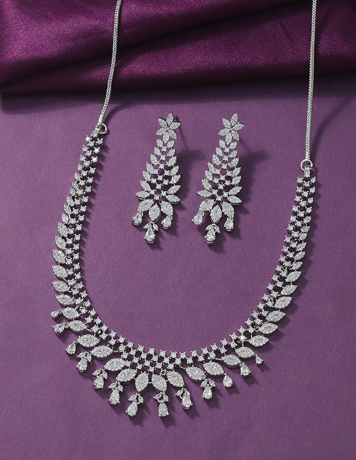 Designer Zirconia Elegance Necklace Set