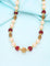 Designer Pearls and Red Pumpkin Beads Mala