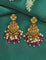 Designer Lakshmi Devi Ruby Matt Kempu Necklace Set