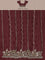 Maroon Swarovski & Cut Dana Hand Embroidered Saree