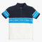 Boys Striped Polo Neck Sports Yarn Dyed T-Shirt
