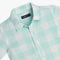 Boys Half Sleeve Shirt Collar Checkered Shirt