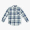 Boys Full Sleeve Shirt Collar Checkered Shirt