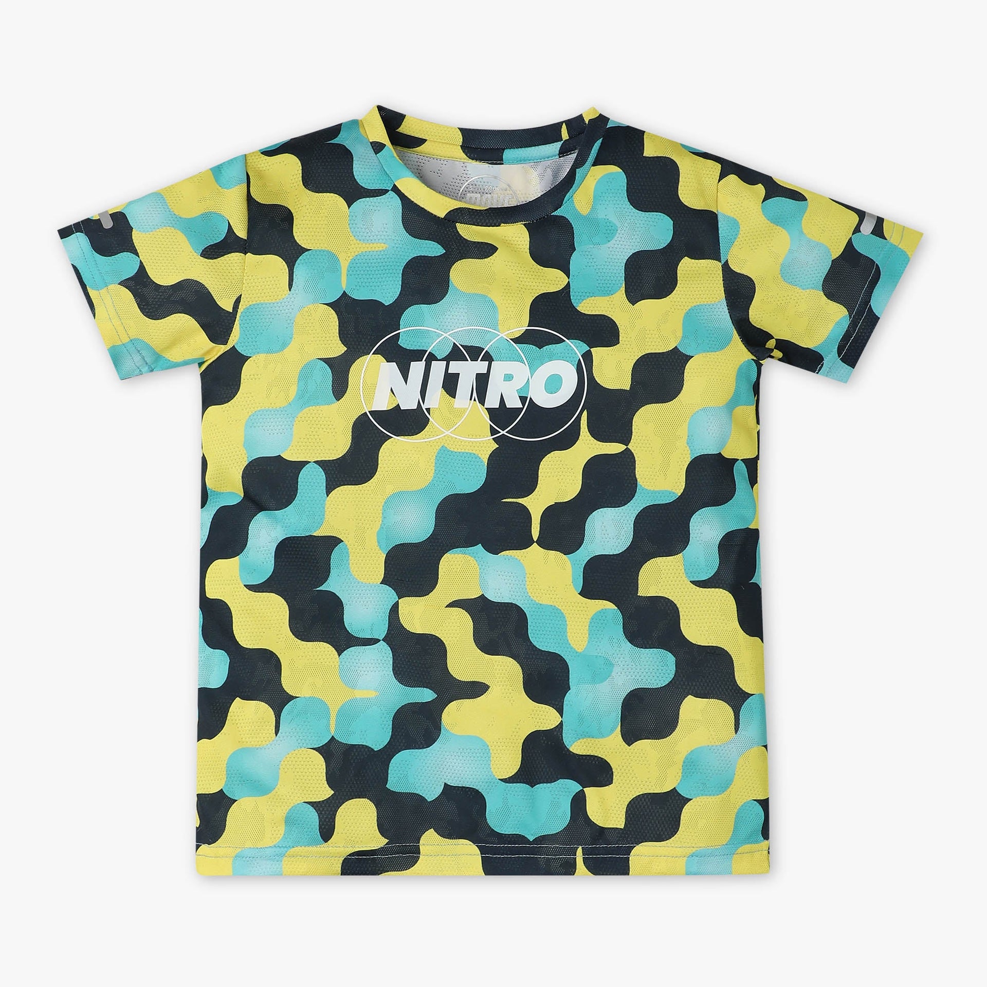 Boys Printed Crew Neck Sublimation Move T-Shirt