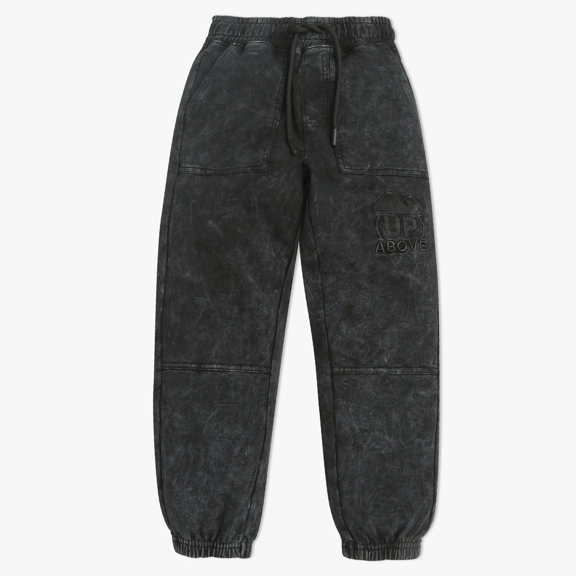 Boys Solid Full Length Pop Remosol Jogger