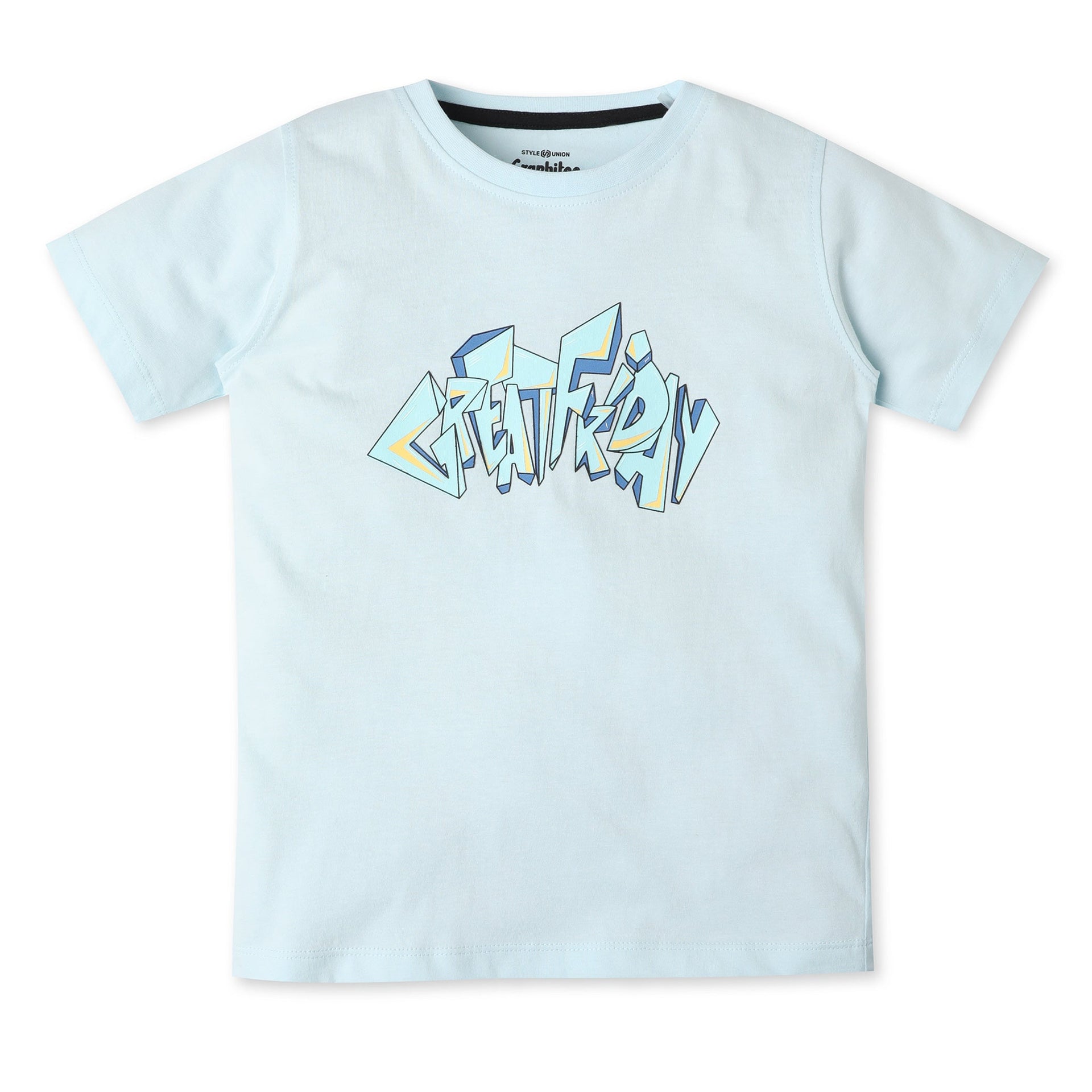 Boys Graphic Crew Neck T-Shirt