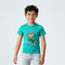 Boys Cotton Crew Neck Graphitee