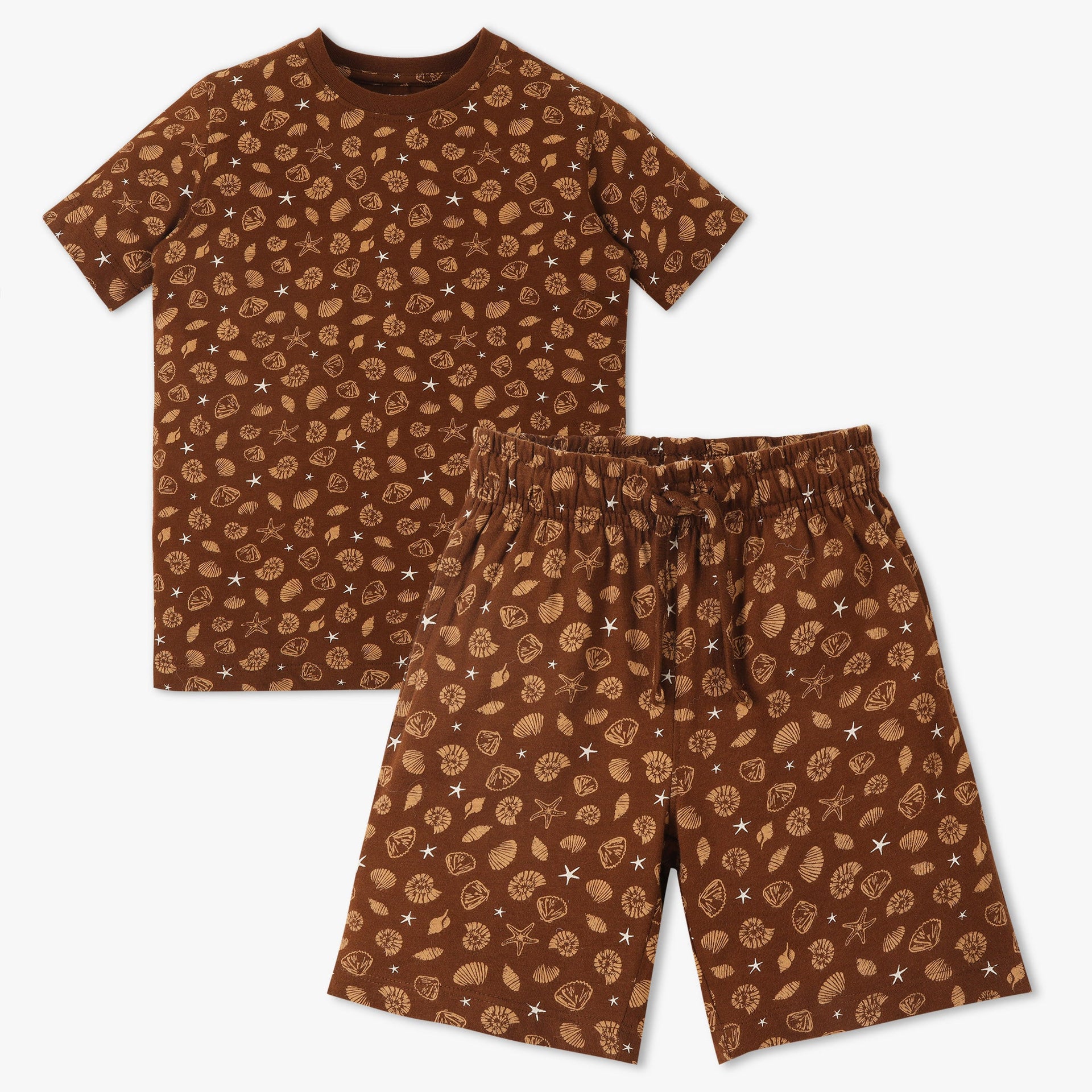 Boys All Over Print Snooze Set - T-Shirt & Shorts Sleepwear Sets