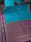 Bangalori silk saree teal blue and deep purple with zari woven buttas and zari woven border