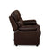Carolina 2 Seater Leather Sofa- Brown