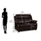 Carolina 2 Seater Leather Sofa- Brown
