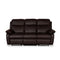 Carolina 3 Seater Sofa with 2 Manual Sofa Recliners- Brown