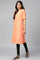 Coral Mandarin Neck Basic kurta