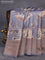 Banarasi tussar silk saree grey with allover floral digital prints and banarasi style border