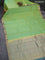 Pure kanchipuram silk saree dual shade of light green and dual shade of maroon with allover zari woven buttas and zari woven border