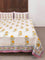 Champa Block Printed Cotton Bedsheet