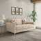 Cooper 3 Seater Fabric Sofa- Beige