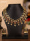 Antique necklace floral design with kemp & kundan stones and pearl hangings