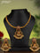 Antique attigai necklace with kemp stones and pearl & golden beads hanging