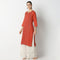 Printed Below Knee Straight Fit Table Kurta