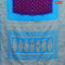 Bandhani saree purple and light blue with allover bandhani prints and banarasi style border