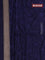 Banarasi semi silk saree navy blue with allover thread & zari woven butta weaves and woven border