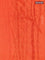Banarasi semi silk saree orange with allover thread & zari weaves and woven border