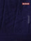 Banarasi semi silk saree navy blue with allover thread & zari weaves and woven border
