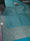 Banarasi semi silk saree teal green with allover thread & zari weaves and woven border