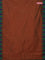 Arani semi silk saree rust shade and green with plain body and temple design border