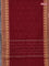Chettinad cotton saree maroon and sandal with thread woven buttas and temple thread woven simple border