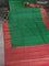 Banarasi tussar silk saree green and maroon with allover thread & zari woven buttas and woven border